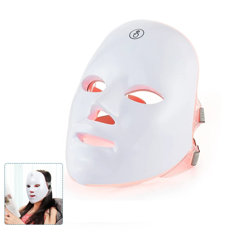 Wireless 7 Colors LED Face Beauty